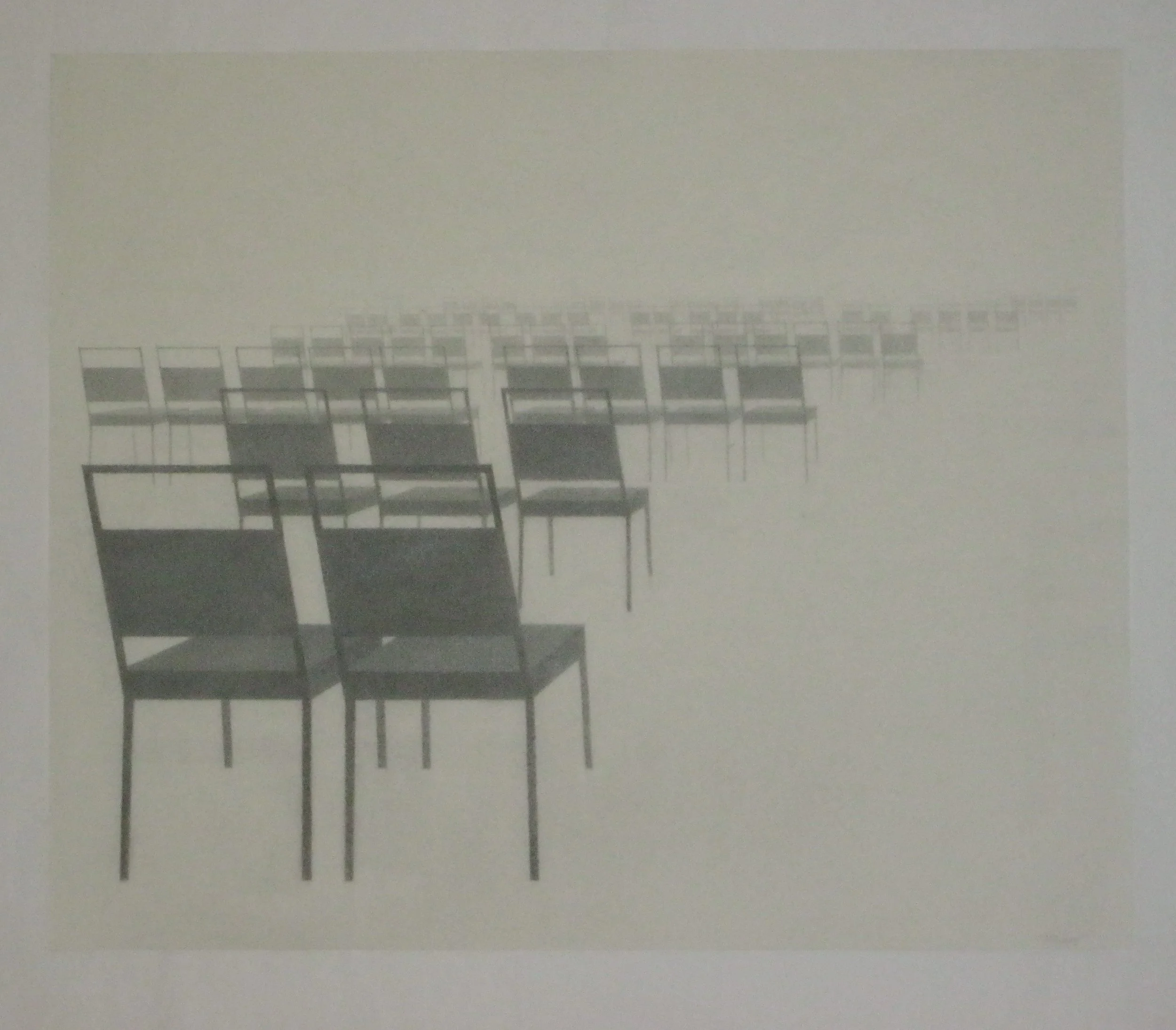  Maggie Evans,   Blind March     (2012) Graphite pencil on paper, 15.5 x 13 inches. $2000 