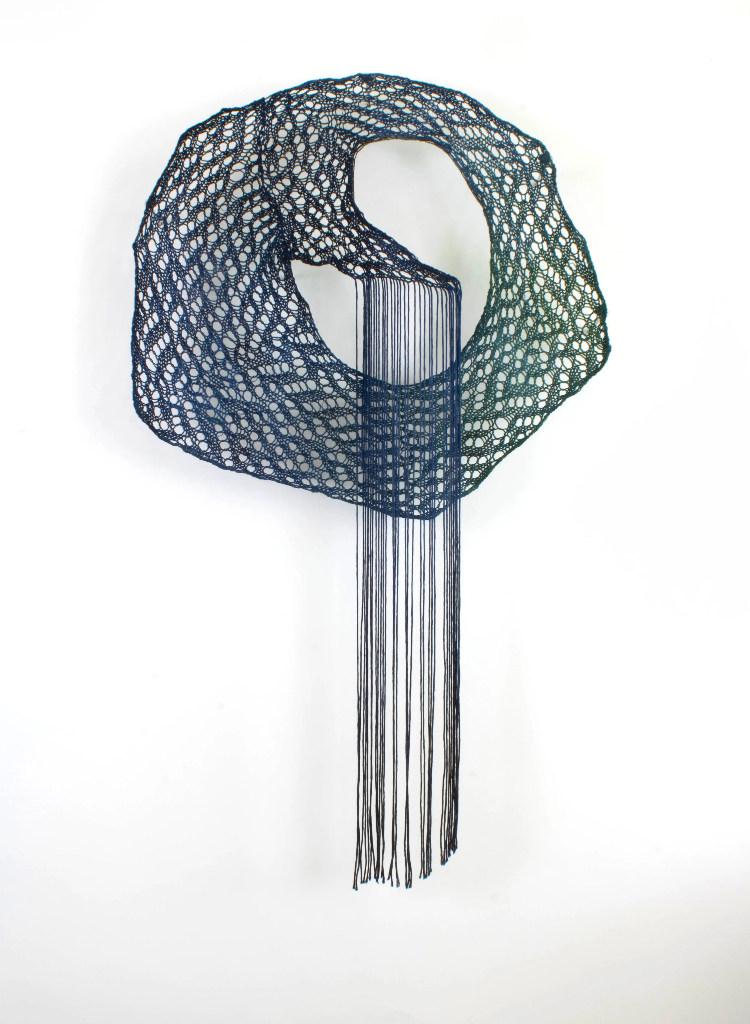  Jennifer Moss,   Enso 01&nbsp;     (2025) Cotton and reactive dye, 36 x 24 inches. $2400.00 