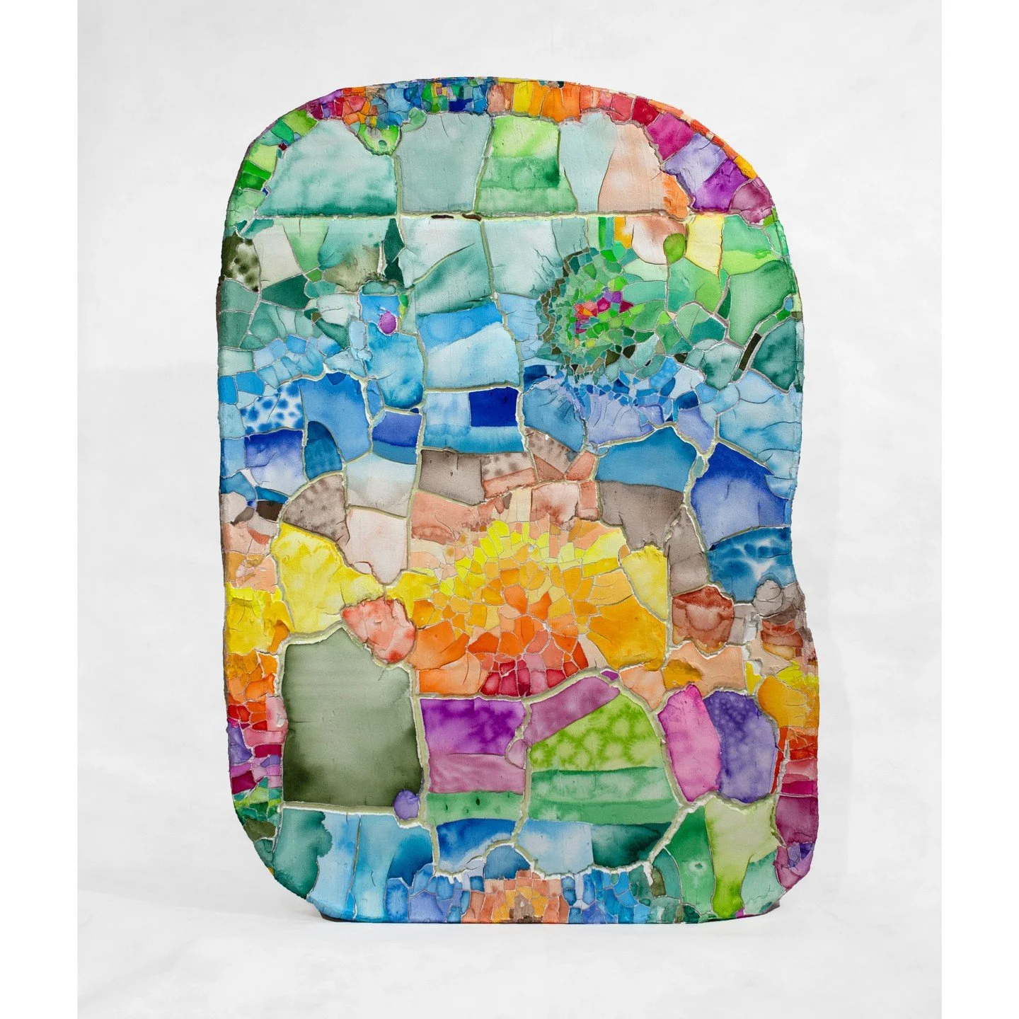 Chris Moss, &ldquo;autogenic habitat modification.&rdquo; Acrylic, paper clay and acrylic medium, 31.75 x 22 x 7.75 inches. ⁠
⁠
@mrhopthescissor⁠
⁠
On Display in &quot;Yoink! New works by Chris Moss,&quot; A solo exhibition by Chris Moss at Thompson 