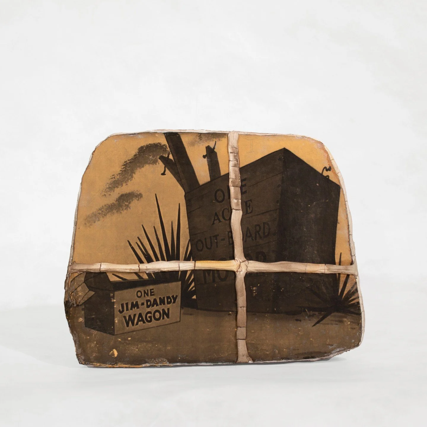 Chris Moss, &ldquo;toward a more perfid union.&rdquo; Acrylic, paper clay and acrylic medium, 14.5 x 12 x 8.5 inches. ⁠
⁠
@mrhopthescissor⁠
⁠
On Display in &quot;Yoink! New works by Chris Moss,&quot; A solo exhibition by Chris Moss at Thompson Savann