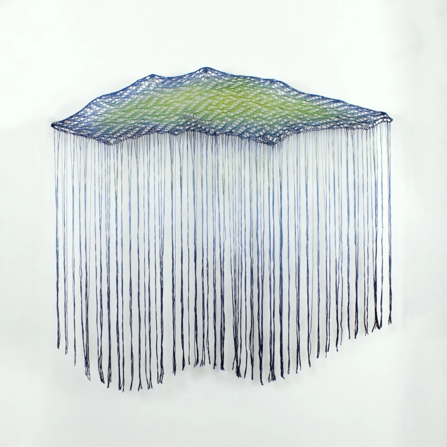 Jennifer Moss, &ldquo;Haze 01.&rdquo; Cotton and reactive dye, 44 x 46 inches. ⁠
⁠
@jenniferemoss⁠
⁠
On Display in &ldquo;Speculative Structures,&rdquo; A Group Exhibition featuring Eliza Bentz, Maggie Evans, Jennifer Moss, Sharon Nowood and Joanna P