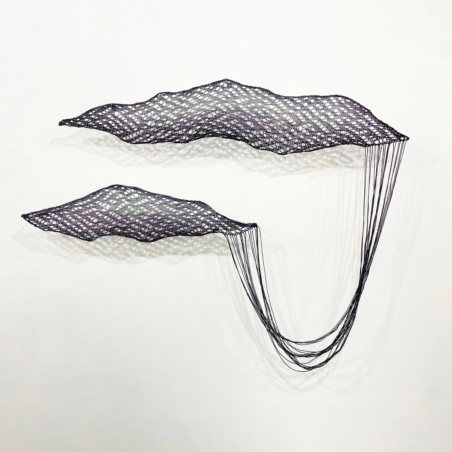 Jennifer Moss, &ldquo;Haze 02.&rdquo; Cotton and reactive dye, 36 x 48 inches. ⁠
⁠
@jenniferemoss⁠
⁠
On Display in &ldquo;Speculative Structures,&rdquo; A Group Exhibition featuring Eliza Bentz, Maggie Evans, Jennifer Moss, Sharon Nowood and Joanna P