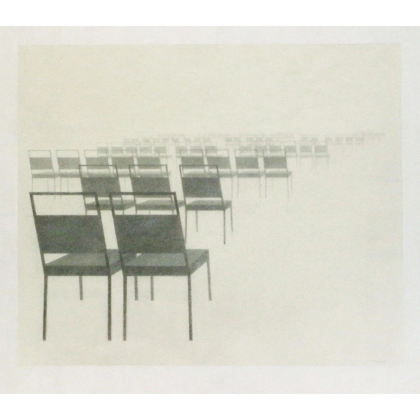 Maggie Evans, &ldquo;Blind March.&rdquo; Graphite pencil on paper, 15.5 x 13 inches. ⁠
⁠
@maggieevansart⁠
⁠
On Display in &ldquo;Speculative Structures,&rdquo; A Group Exhibition featuring Eliza Bentz, Maggie Evans, Jennifer Moss, Sharon Nowood and J