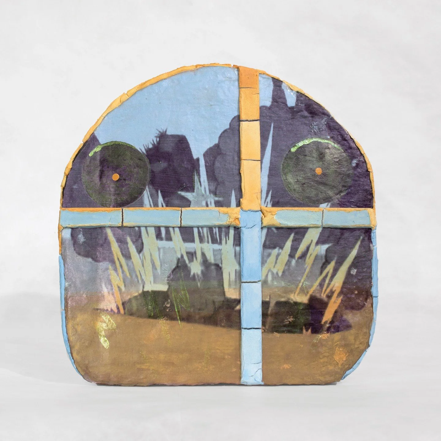 Chris Moss, &ldquo;such a worry wort.&rdquo; Acrylic, paper clay and acrylic medium, 14.5 x 15 x 9 inches. ⁠
⁠
@mrhopthescissor⁠
⁠
On Display in &quot;Yoink! New works by Chris Moss,&quot; A solo exhibition by Chris Moss at Thompson Savannah from Oct