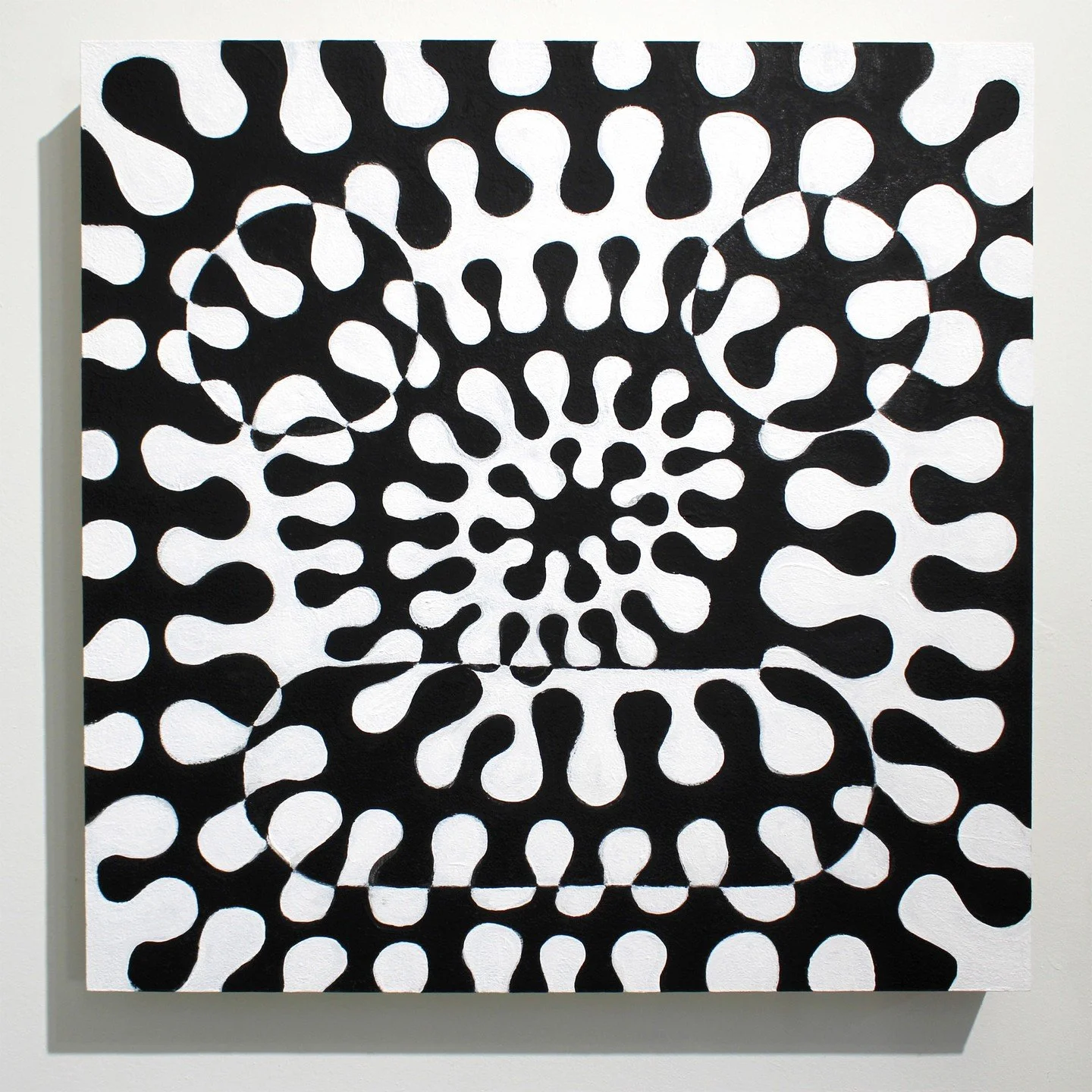 Chris Moss, &ldquo;in league with dragons.&rdquo; Acrylic on panel, 19.25 x 19.75 inches. ⁠
⁠
@mrhopthescissor⁠
⁠
On Display in "Yoink! New works by Chris Moss," A solo exhibition by Chris Moss at Thompson Savannah from October 9th through 