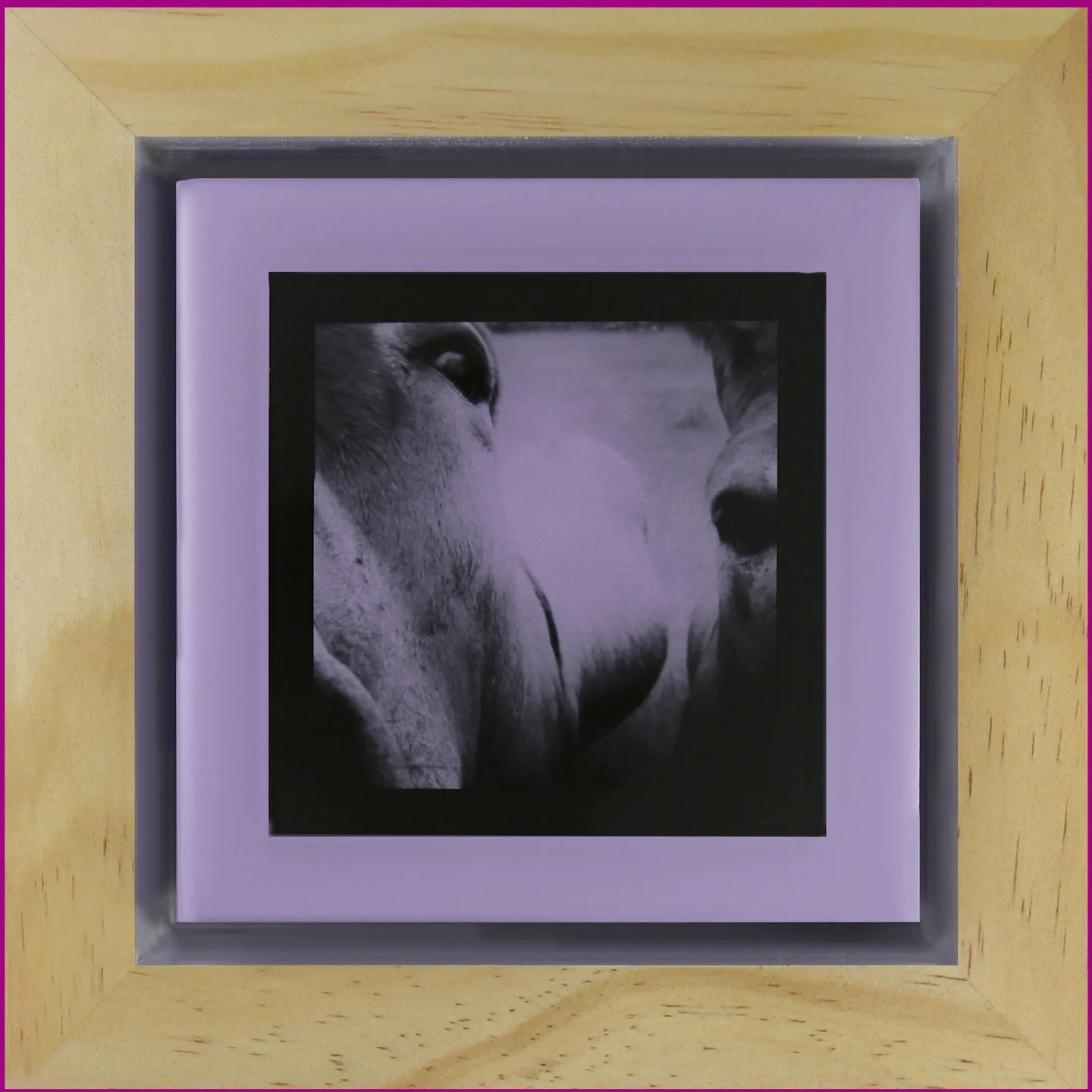 Joy Dunigan, "Mary Ellen and Donkey-Oatie." Mixed media, 6 &times; 6 &times; 2 inches.⁠
⁠
@joydunigan⁠
⁠
On Display in &ldquo;Off the Wall,&rdquo; A Group Exhibition of small works featuring 30 supporters of Arts Southeast, in the Arts Sout