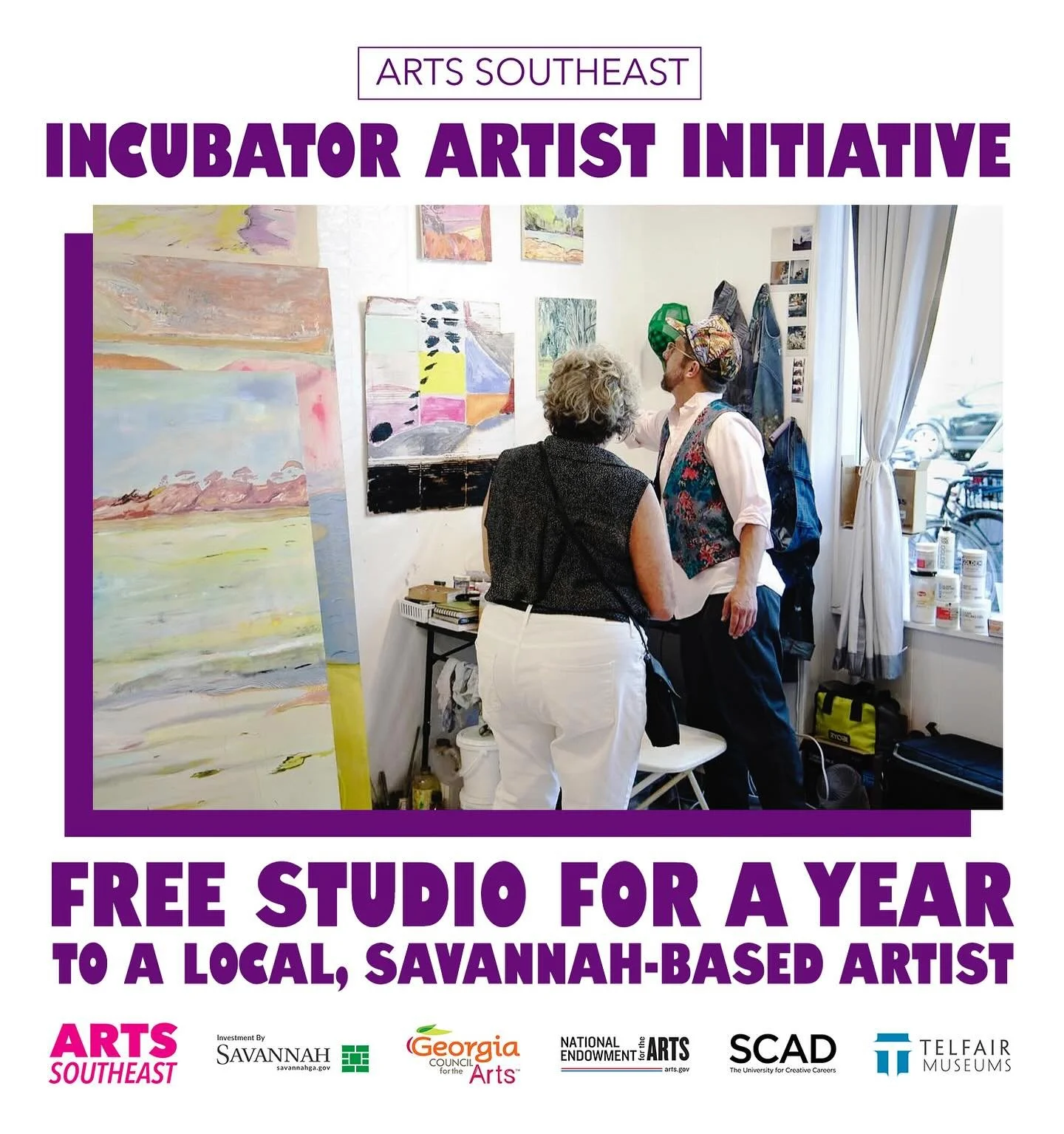 ‼️DEADLINE APPROACHING ‼️

ARTS Southeast is now accepting proposals for the 2026 Incubator Artist Initiative! 

DEADLINE TO APPLY: Monday, January 12th, 2026, at 11:59PM

The Incubator Artist Initiative provides a local artist with a free studio at 
