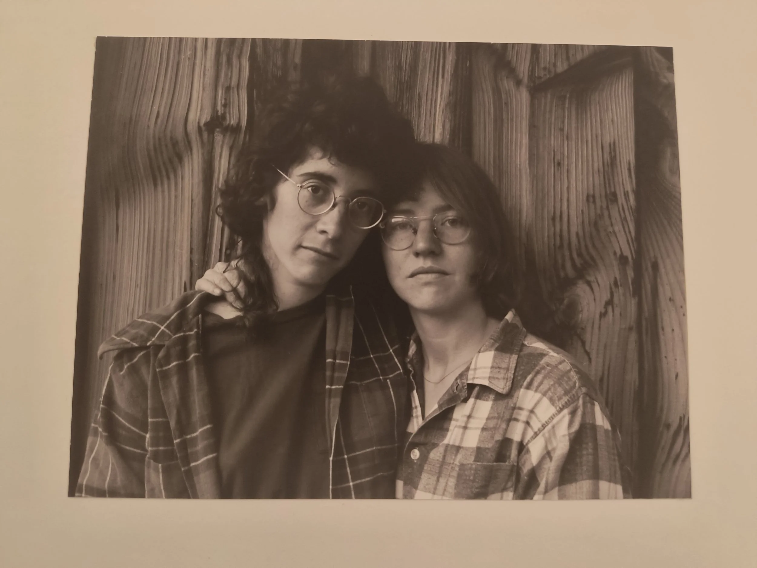  Susan Earl, “Two Women,” 1975. Archival silver print, 7.5 × 9.5 inches.  