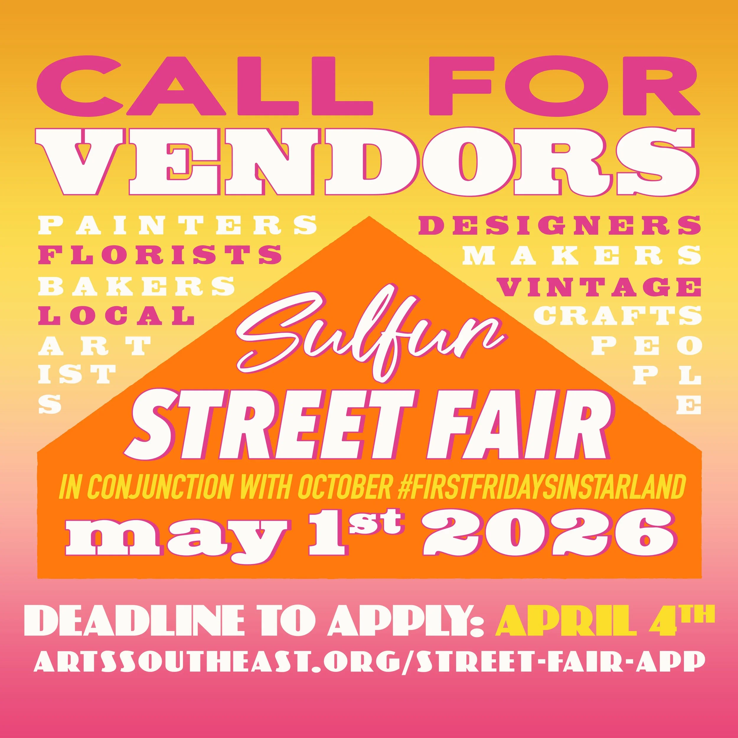 Call for Vendors: May 1st Street Fair