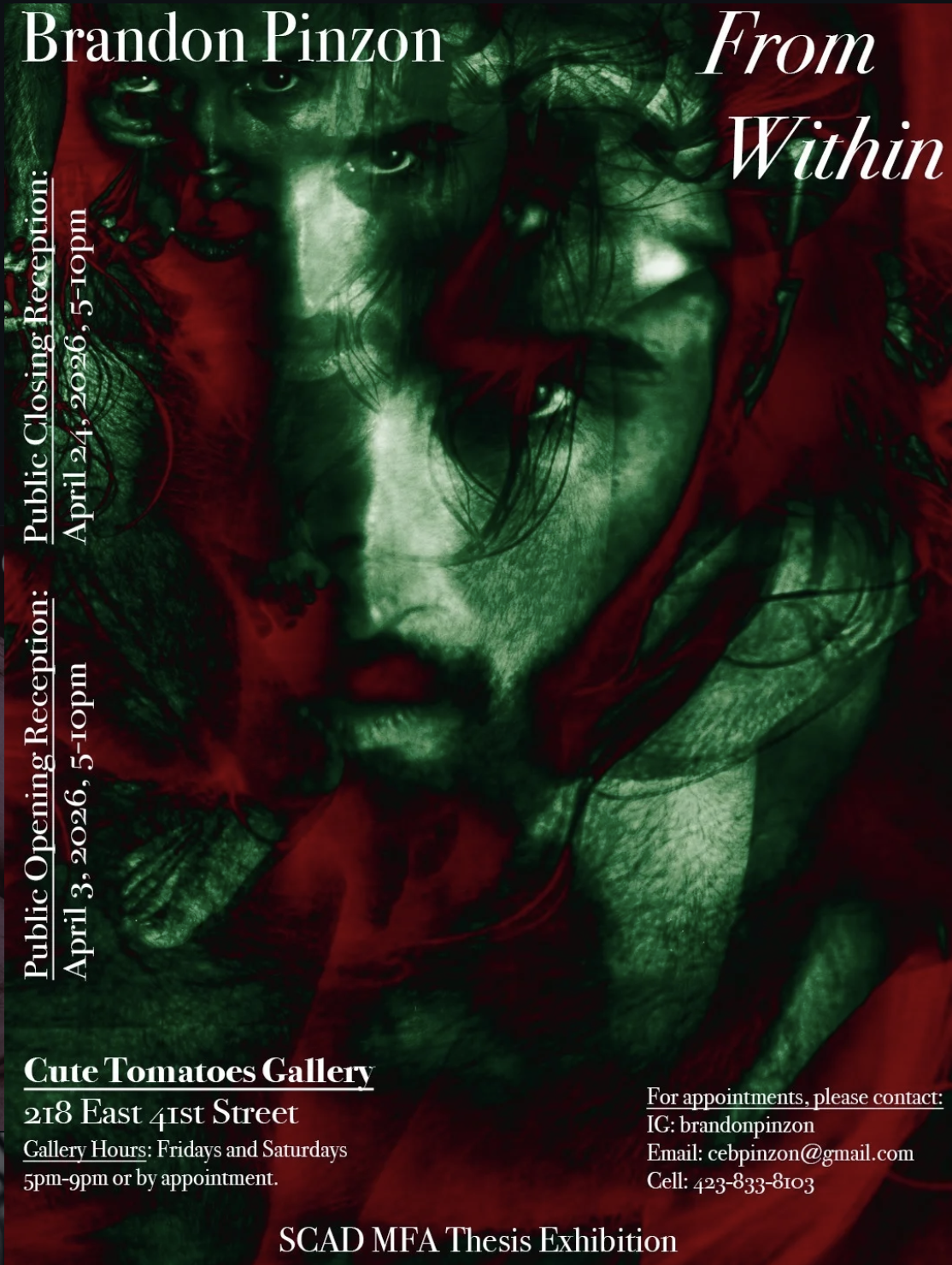 Cute Tomatoes Gallery: "From Within: A Solo Exhibition featuring Brandon Pinzon" 