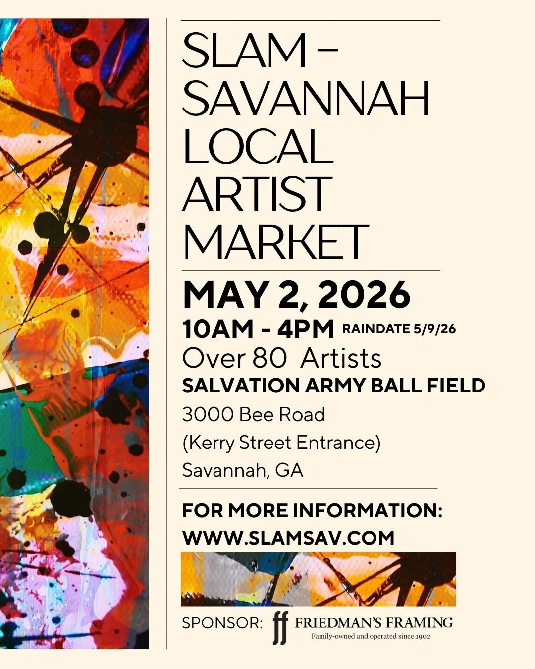 SLAM: Savannah Local Artists Market