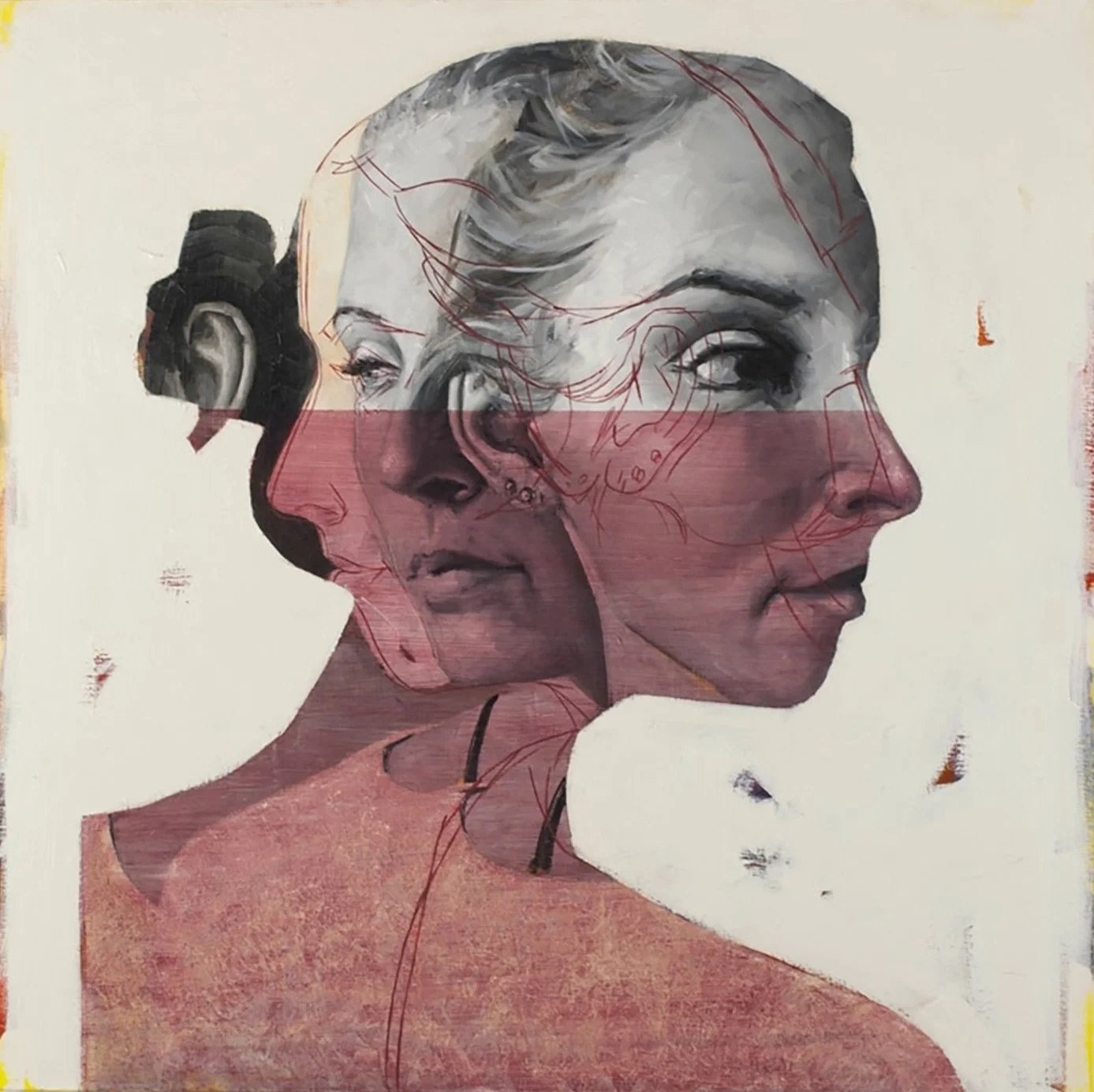  Holly Mathews,   Alison   (2017) Oil on canvas, 30 x 30 inches 