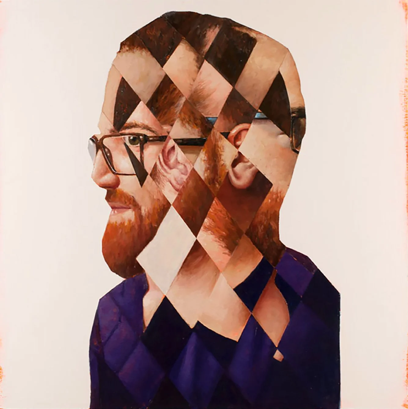  Holly Mathews,   Sam   (2017) Oil on canvas, 30 x 30 inches 