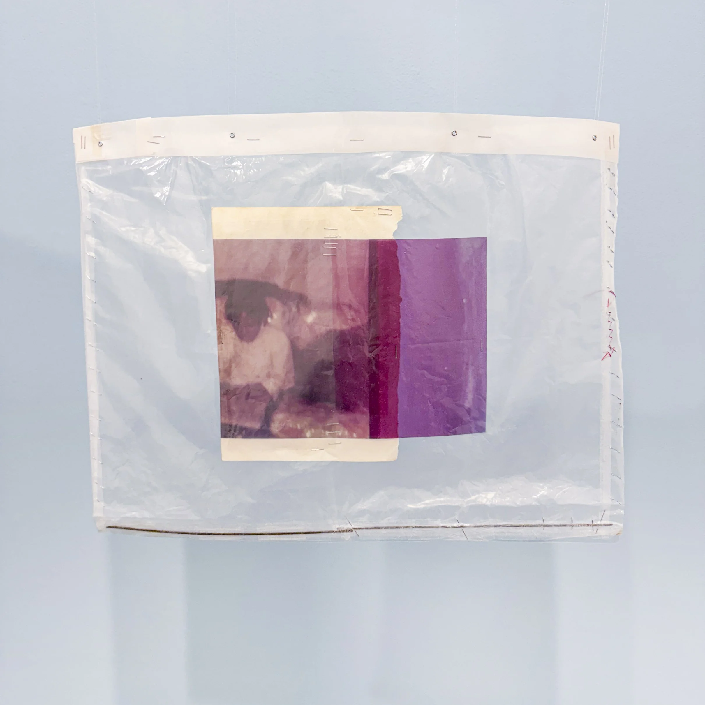  N. Masani Landfair,  past home-s (9240) , 2026. 19.5 x 16.5 x 21 inches, collage/mixed media.  