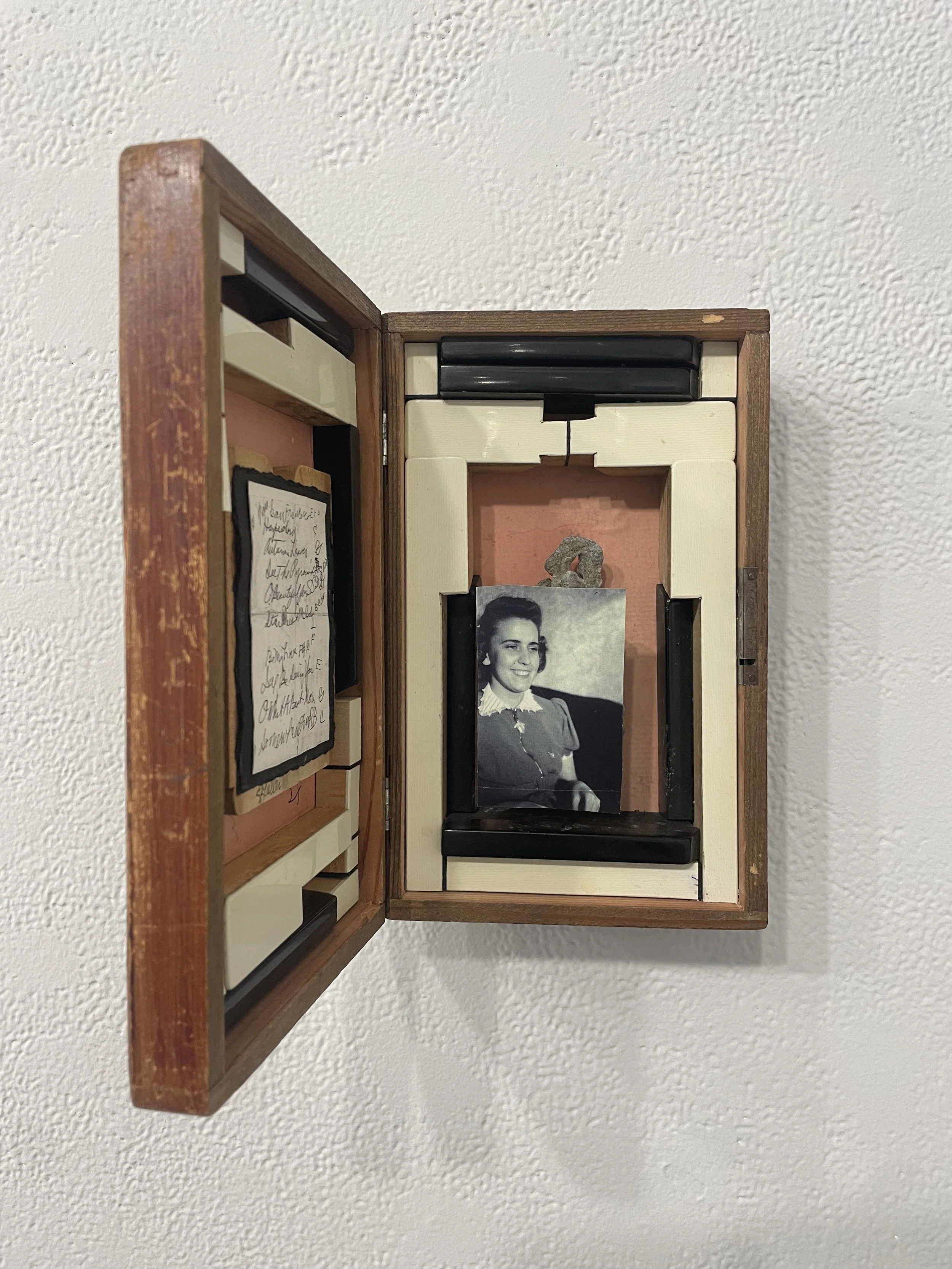  Susan Fuller,  Lillian's Music Box , 2020. 8 x 6 x 3 inches, Mixed media.  