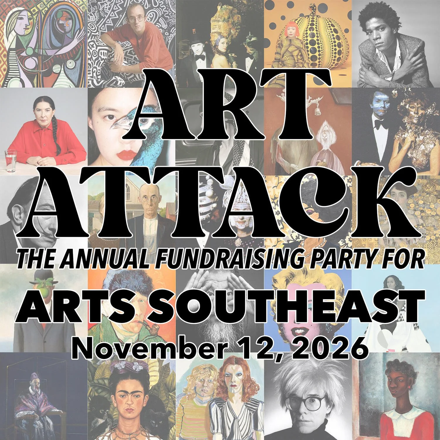 ART ATTACK - ARTS Southeast's Annual Fundraising Party