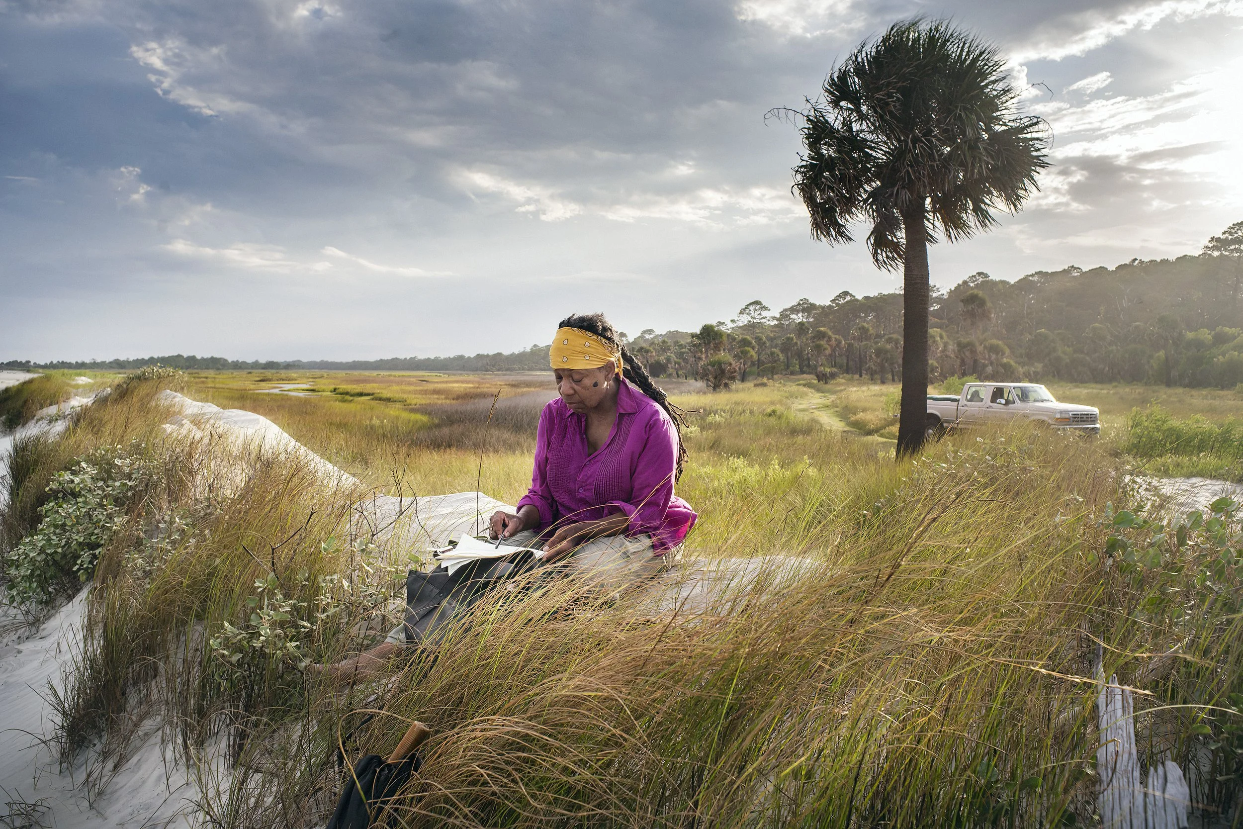 Suzanne Jackson on Ossabaw, Photo by Imke Lass