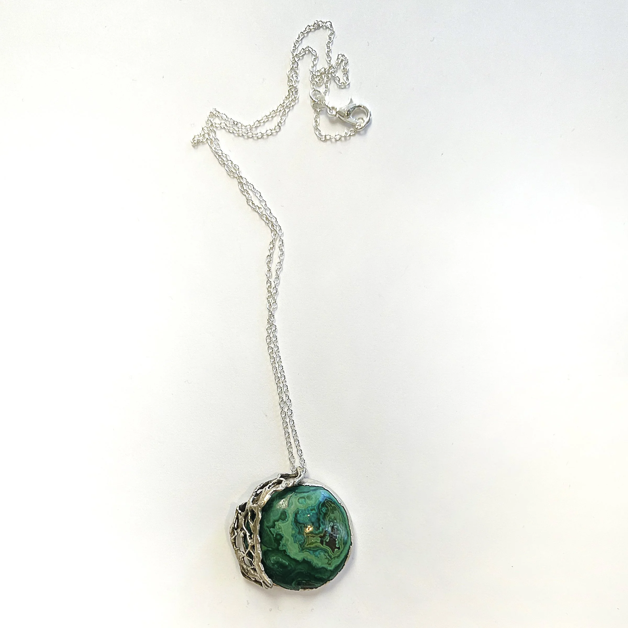 cactus casted malachite silver necklace 1.jpeg