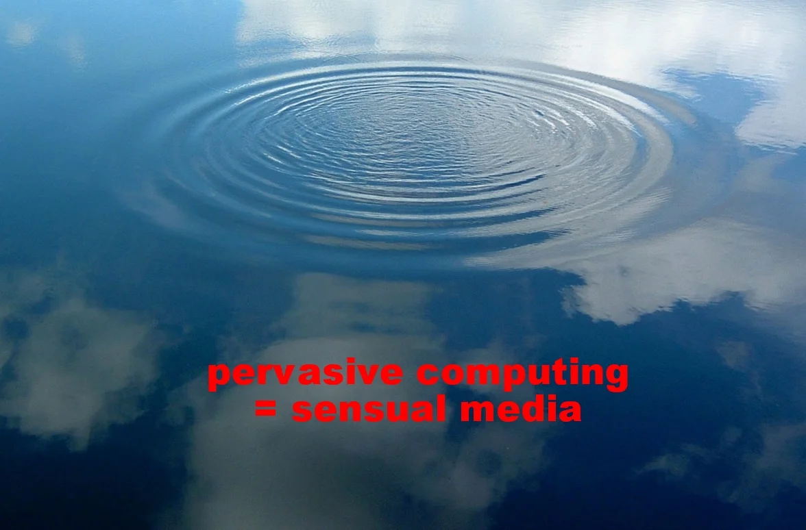 pervasive computing = sensual media
