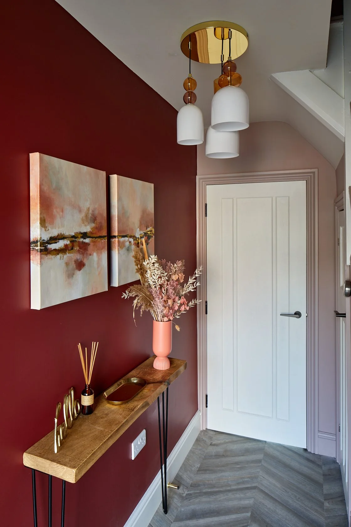 Door was blocked off for more wall space