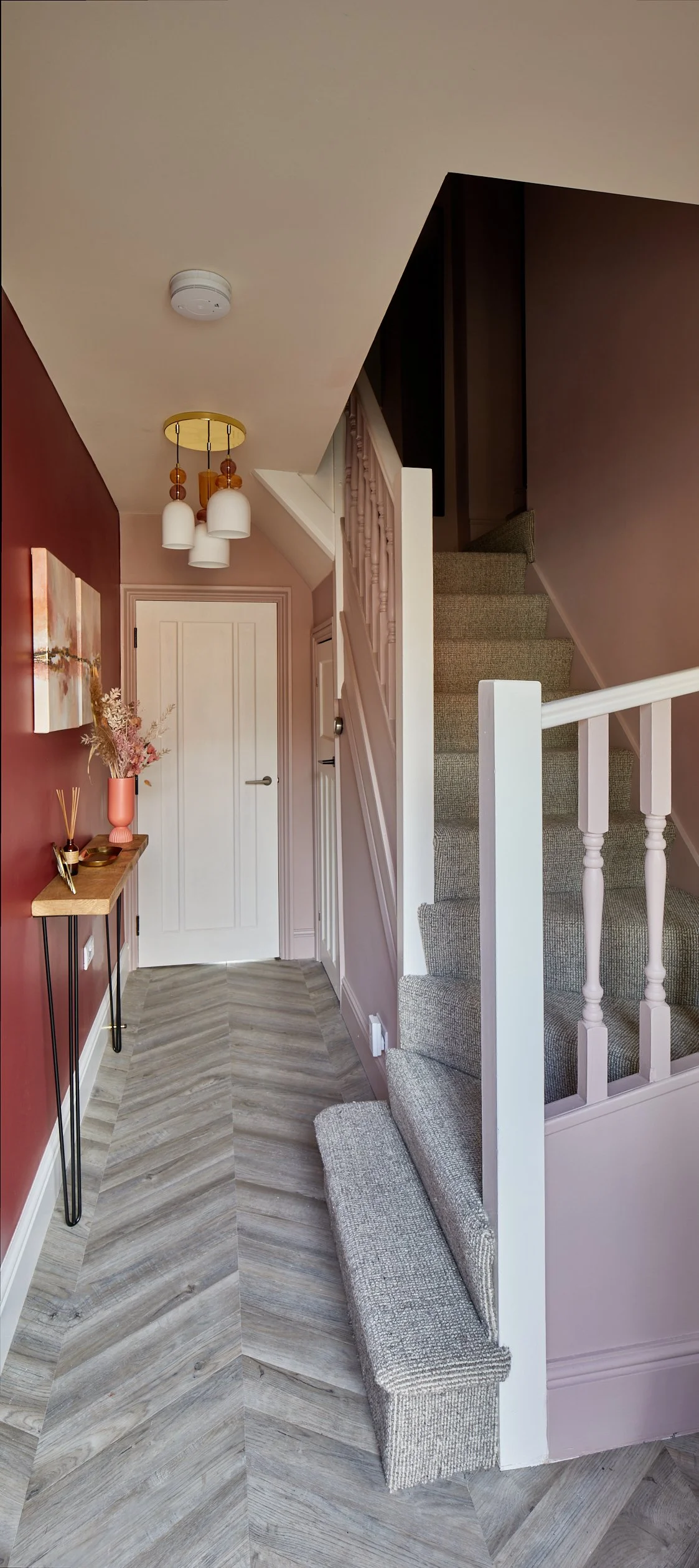 Pink and White Spindles