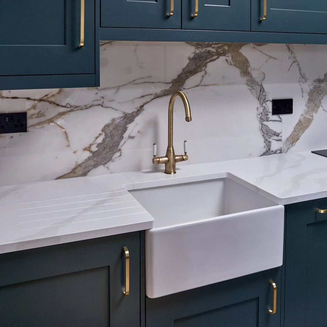 Abode 4 in 1 tap in brushed brass finish