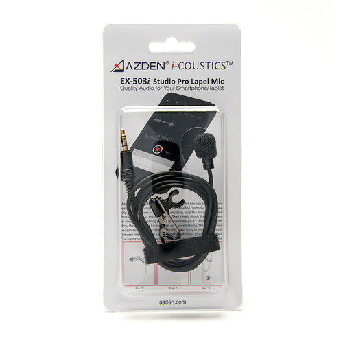 AZDEN EX-503I STUDIO PRO LAPEL MIC