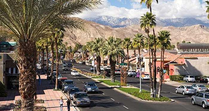 Palm Desert's El Paseo shopping district