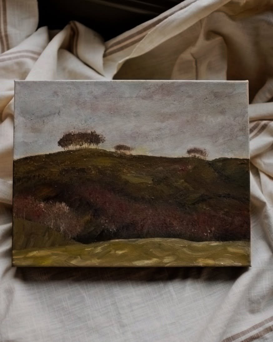 &ldquo;I&rsquo;m very fond of walking&rdquo;
&ldquo;Yes. Yes, I know&rdquo;
Melbury II is a painting that will make you feel positively medieval with your hem six inches deep in mud.