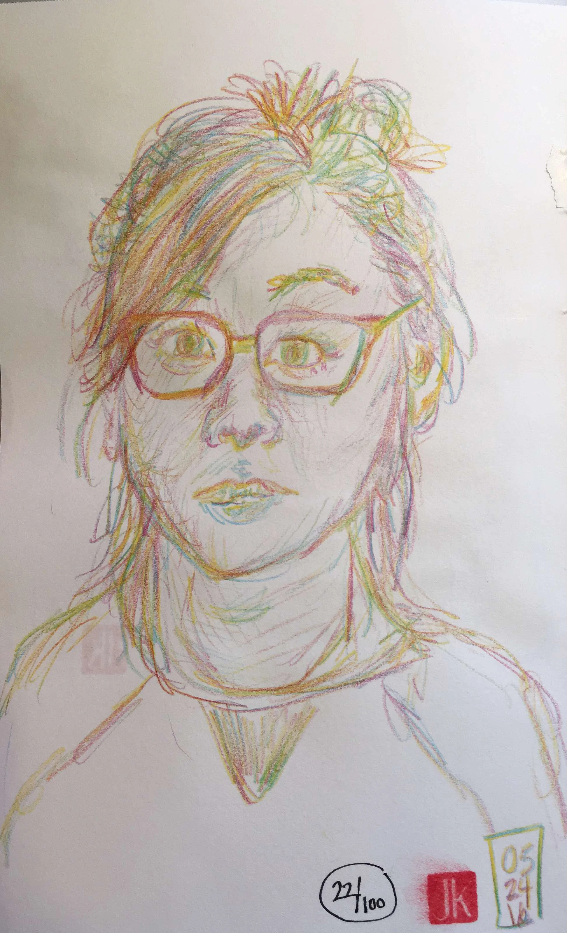 22/100 - Self-Portrait