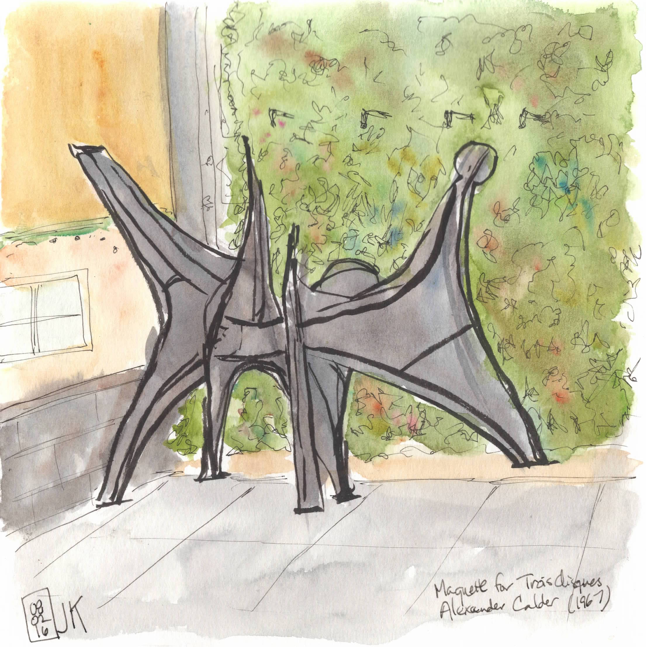 Alexander Calder, Maquette for Trois Disques - SF MOMA