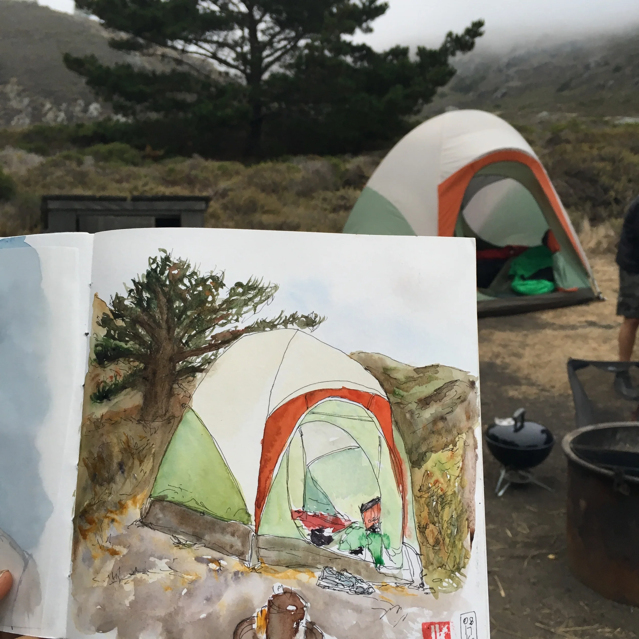 Our campsite