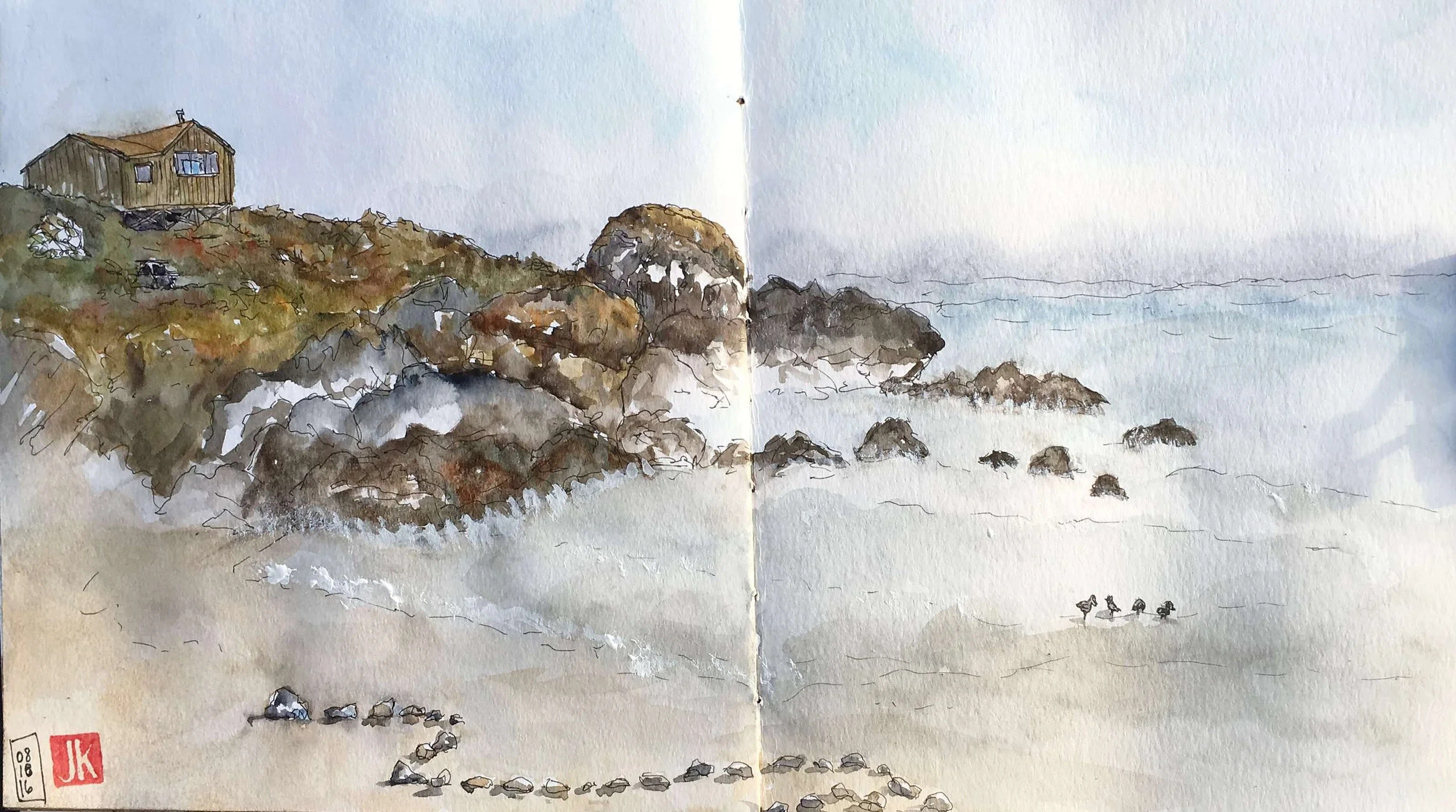 My beach sketch