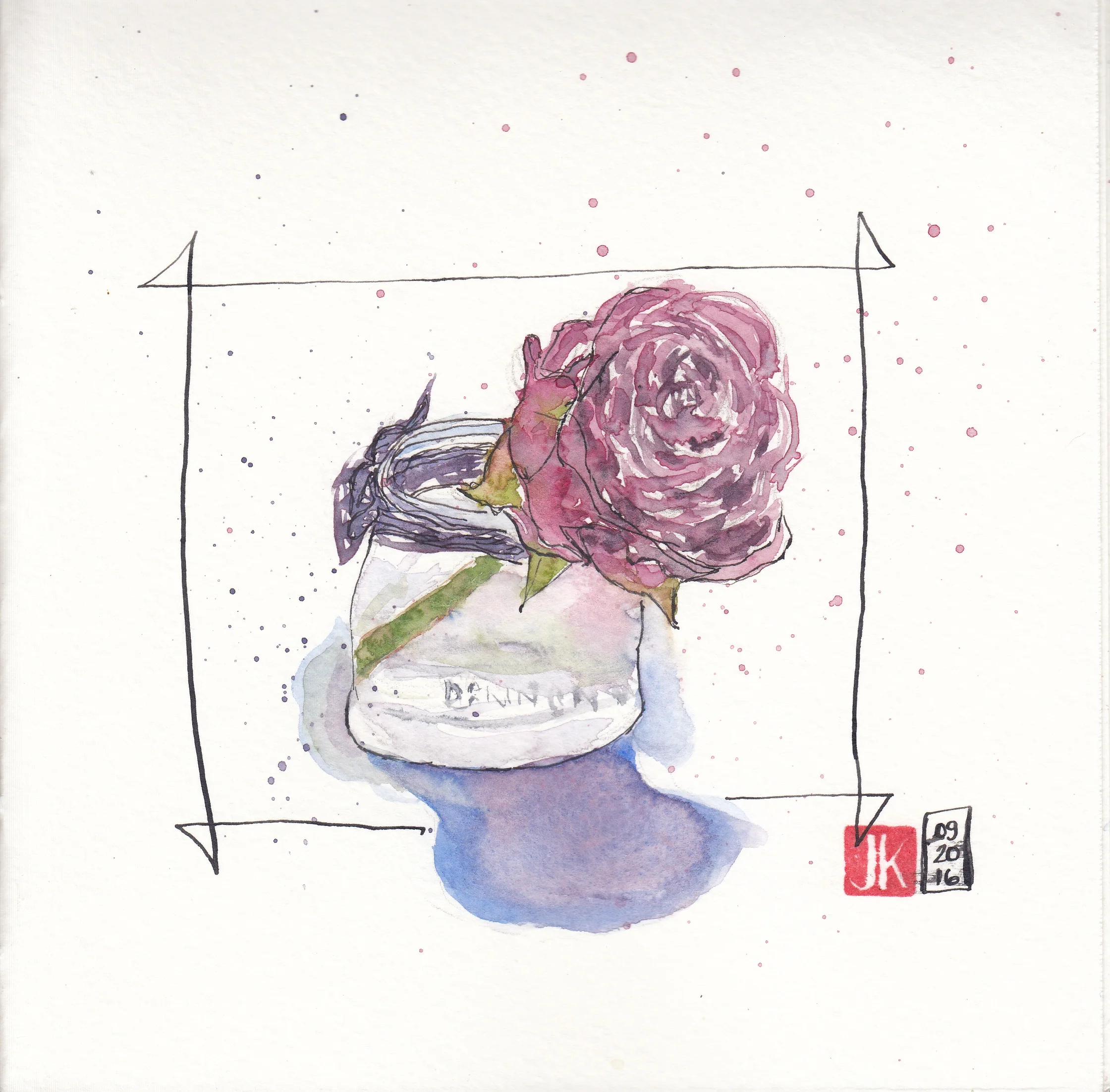A rose given to me by a friend