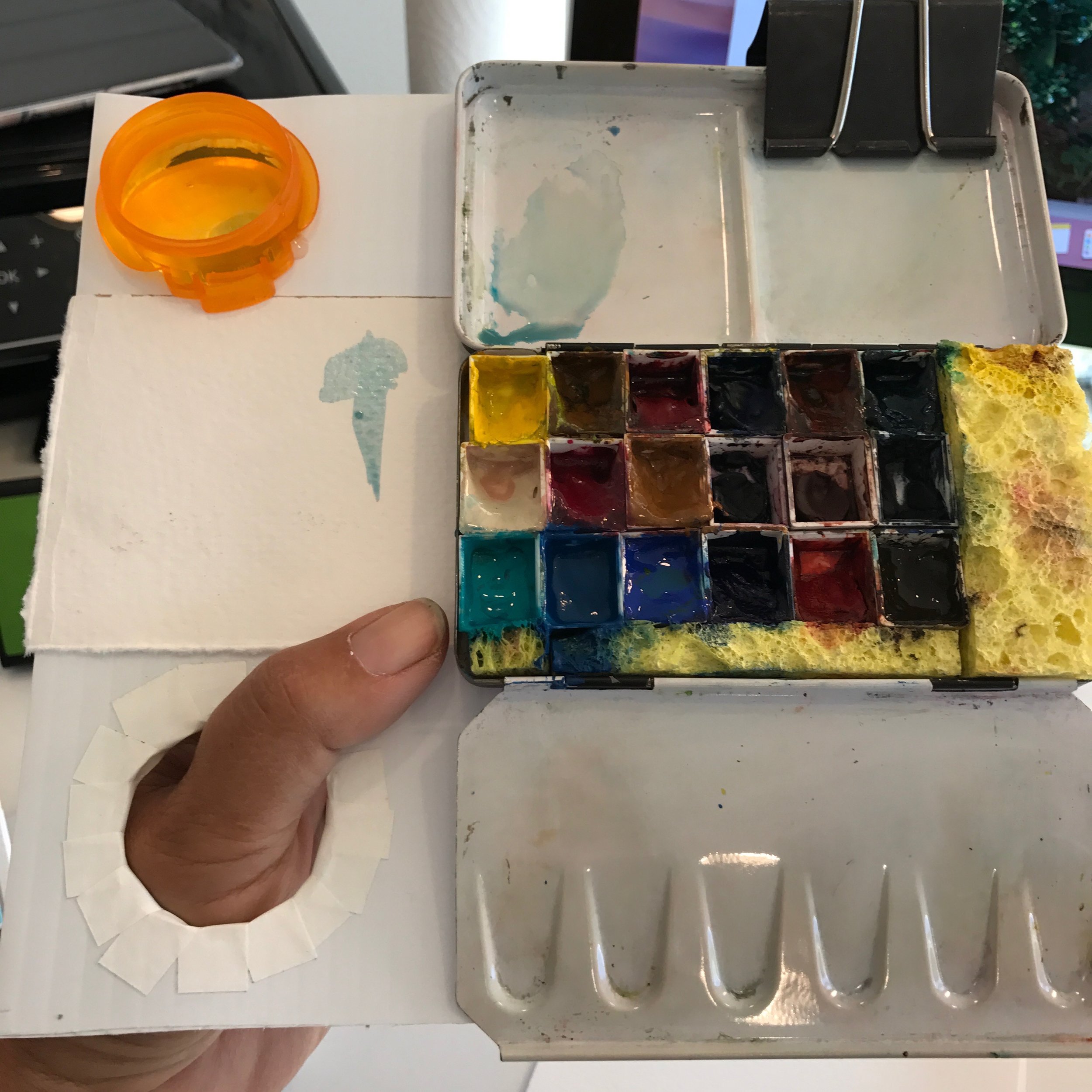 How to Make a Watercolor Palette