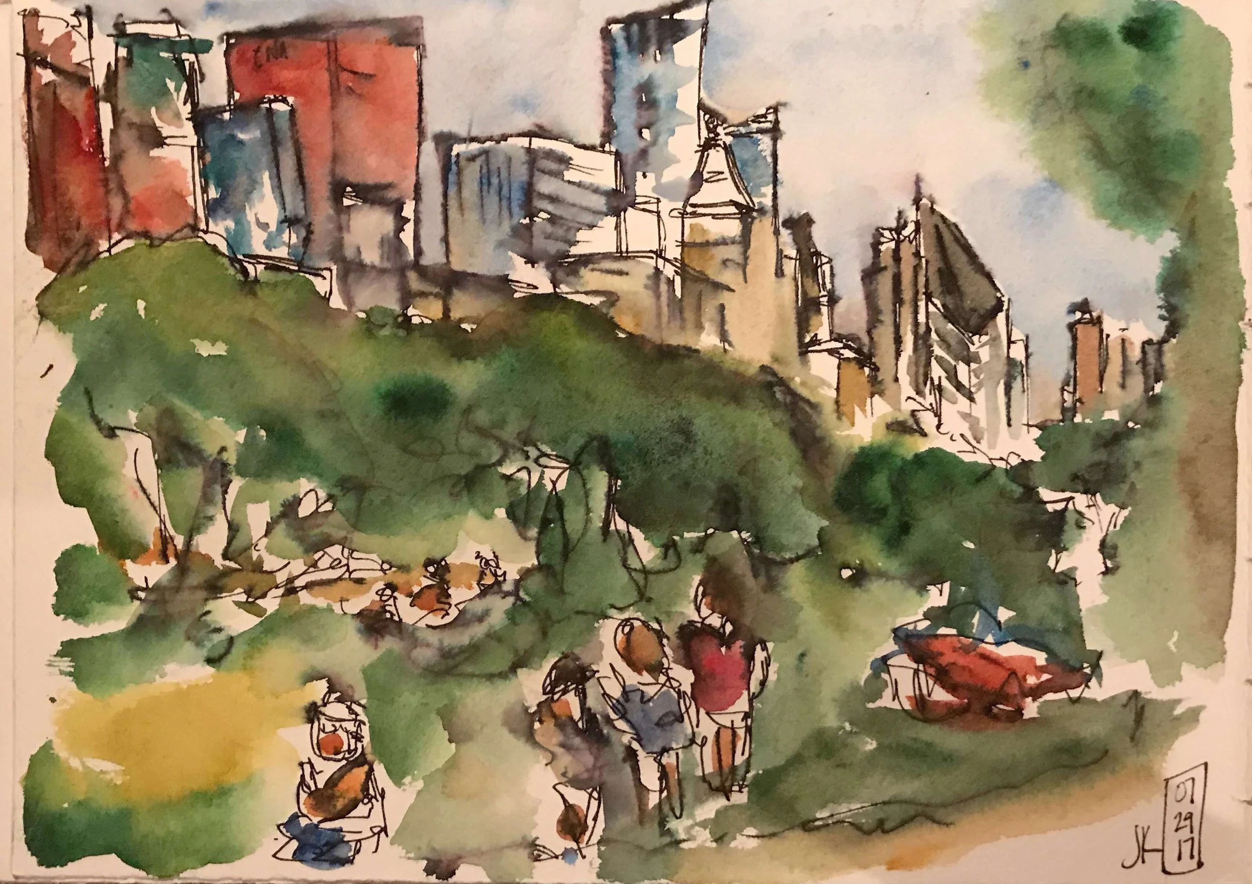 Our last sketch crawl - this sketch was done in 15 minutes