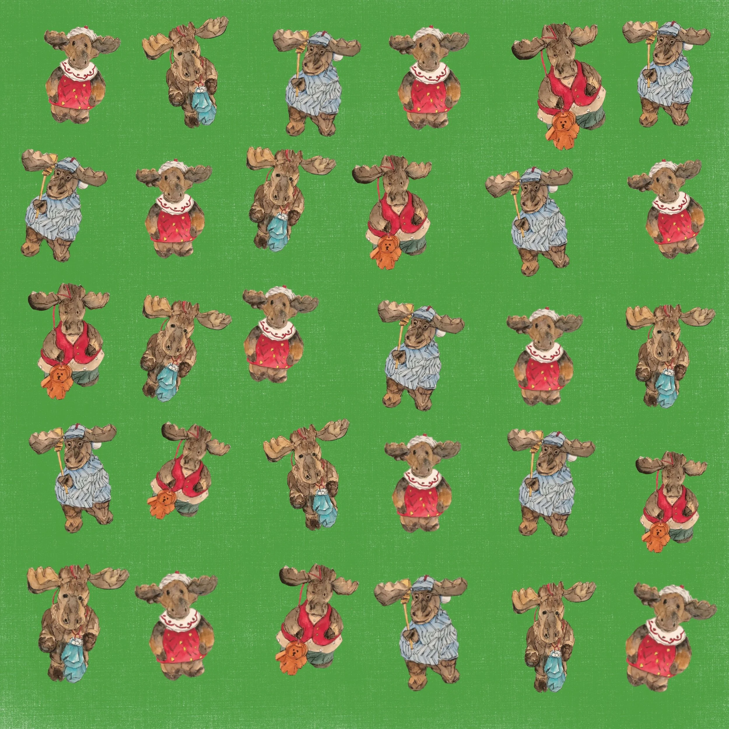 Moose Ornament Pattern