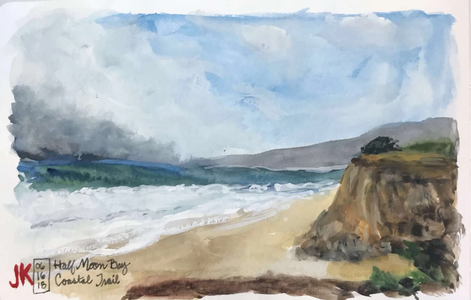 Coastal Trail in Half Moon Bay, CA