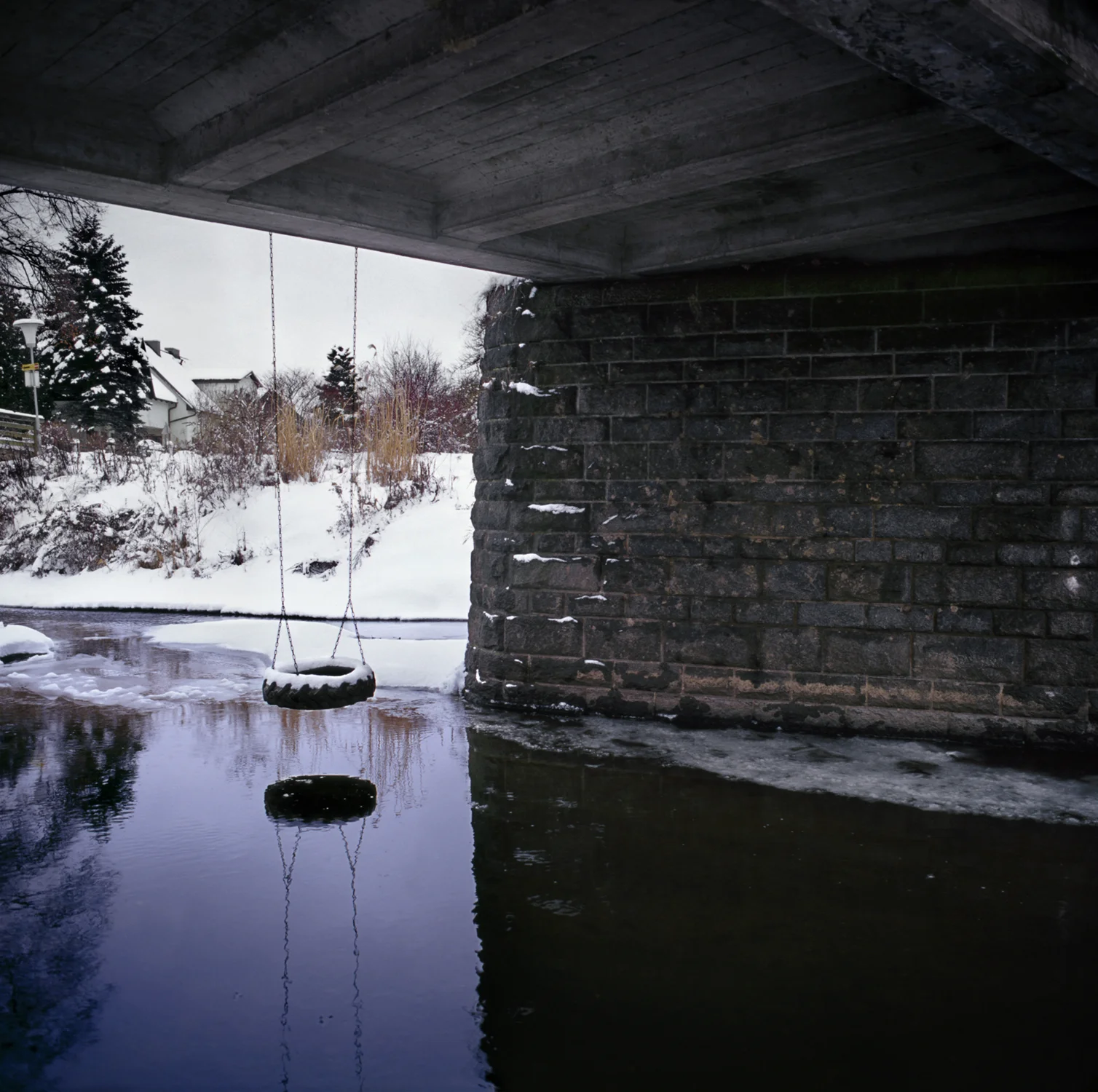 1.941. Railway bridge to Mauthausen. St. Georgen an der Gusen, Austria.