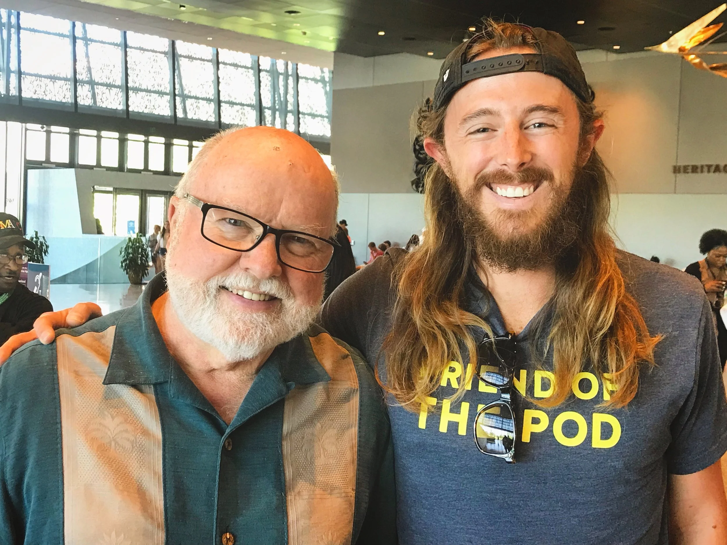 Just hanging with my pal Richard Rohr.