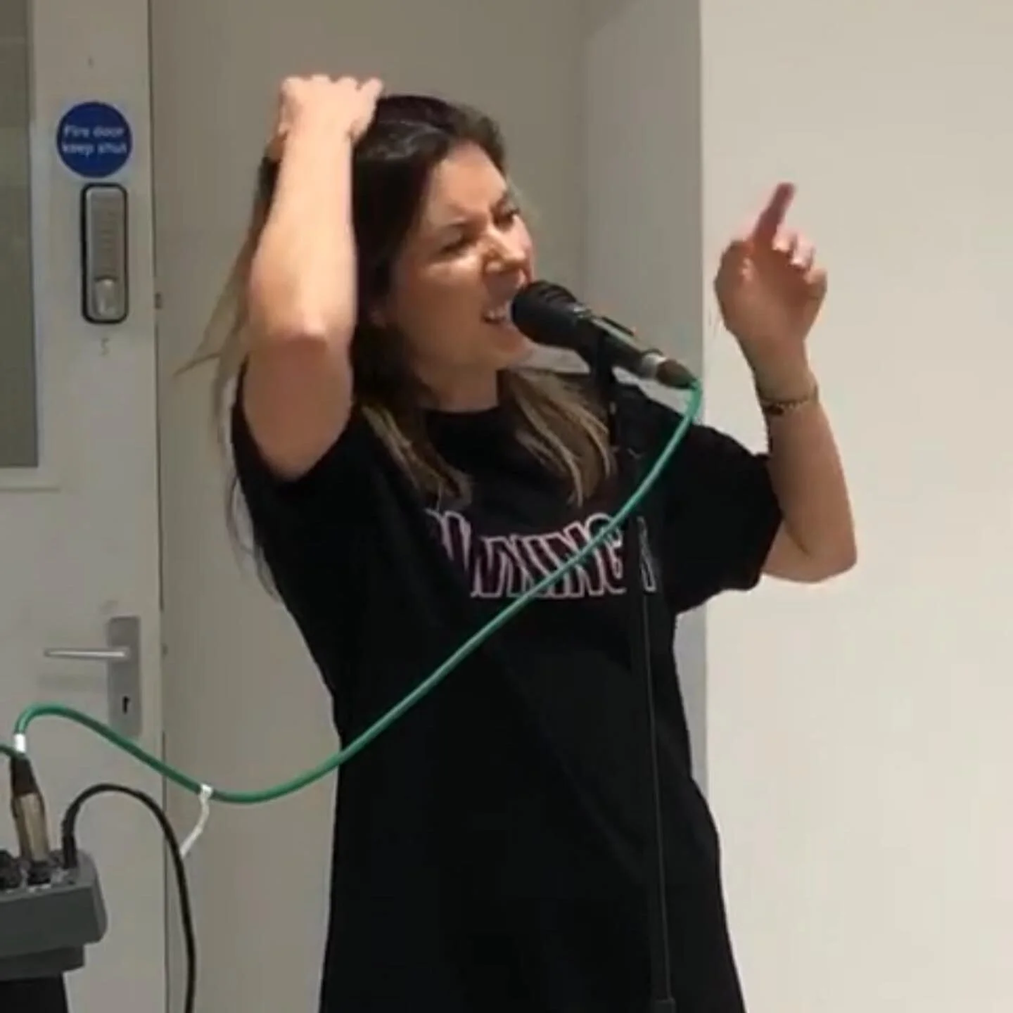 Mad Girls Love Song, spoken word, performance at Chelsea College of Art, 2019