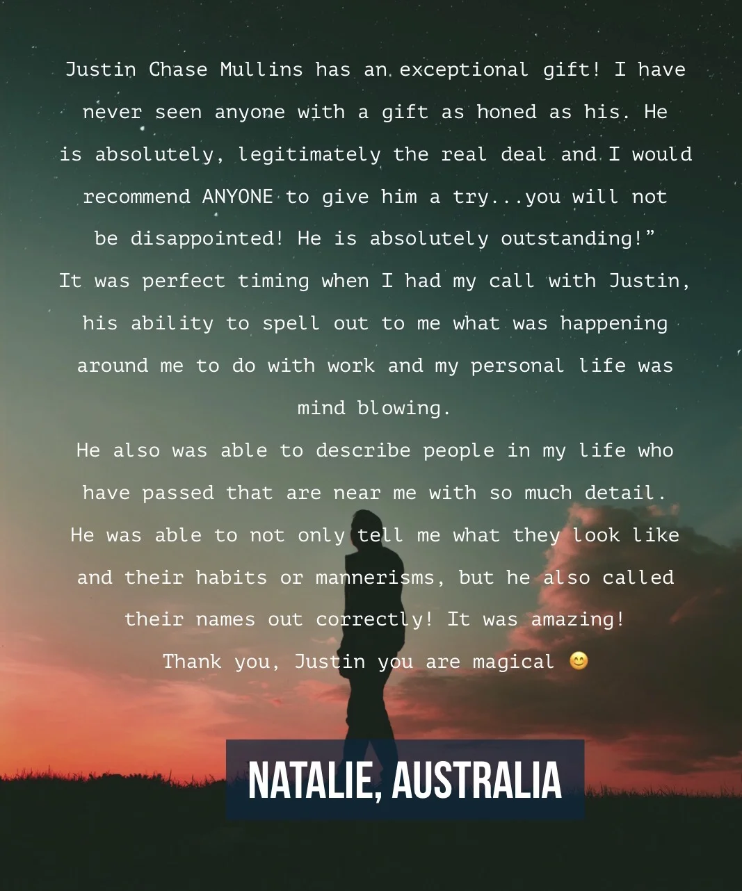 Natalie from Australia’s review