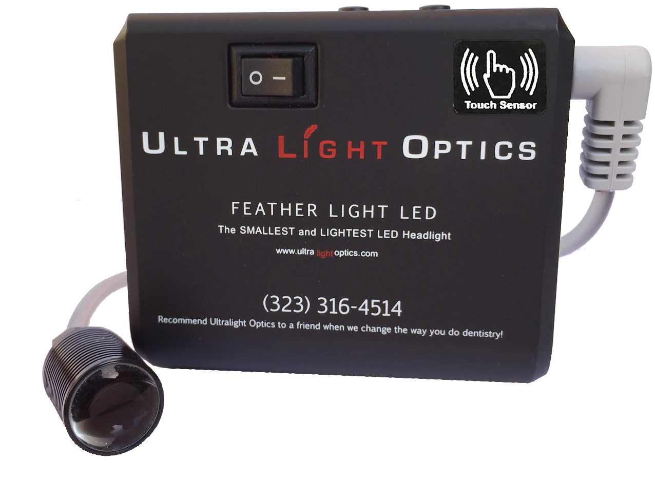 Feather Lite touch battery by Ultra Light Optics UK