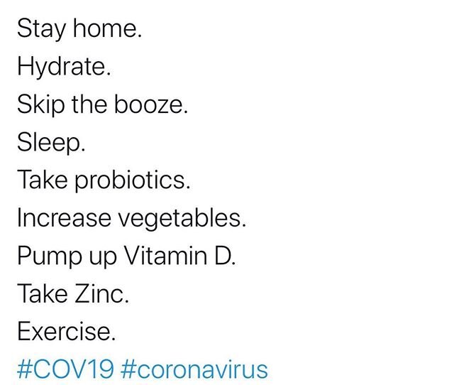 To keep things simple 👆🏼 Focus on your wellbeing and protect yourself and your family by boosting your immune systems!
#stopthespread #stayhealthy