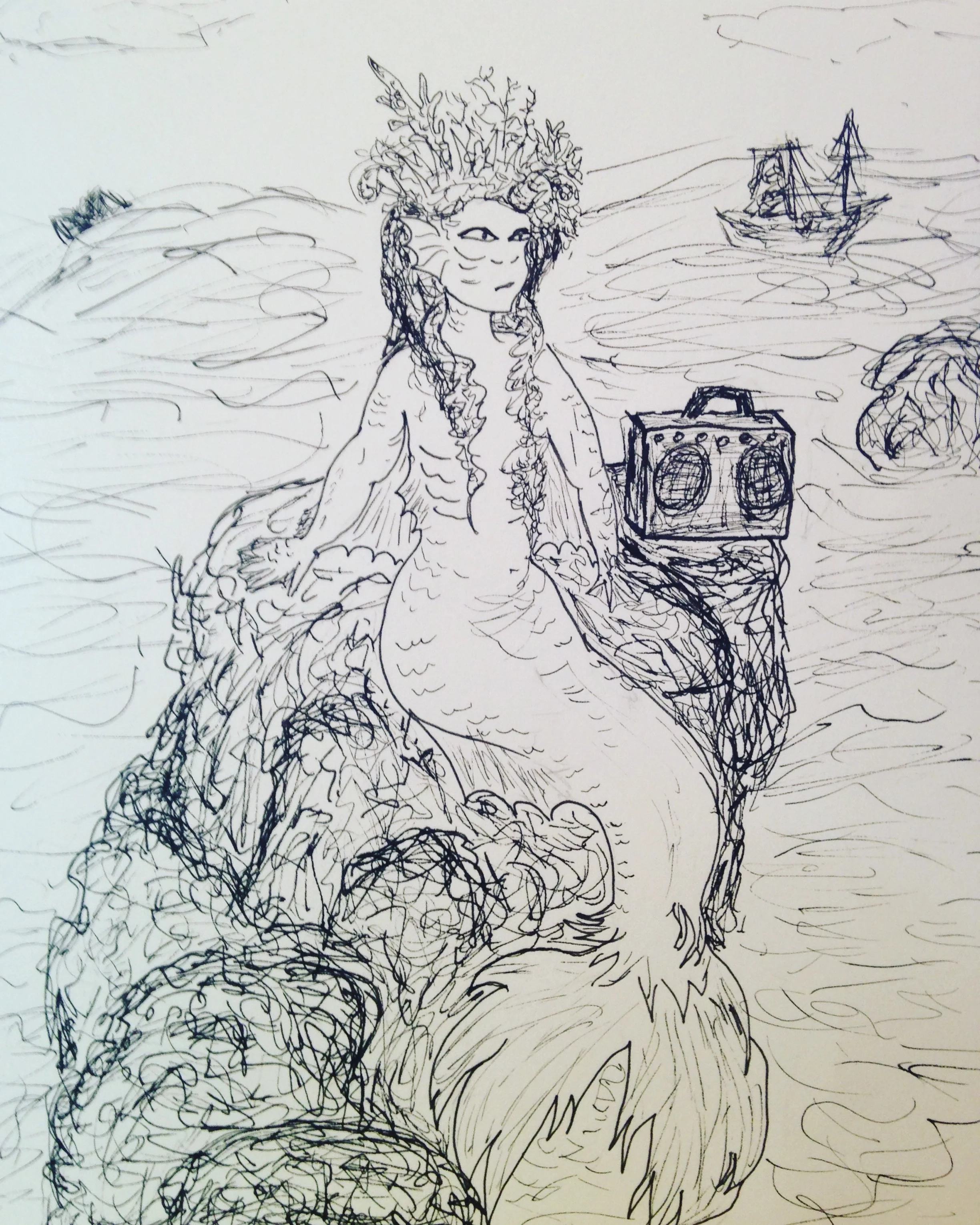 Siren song on the AM station