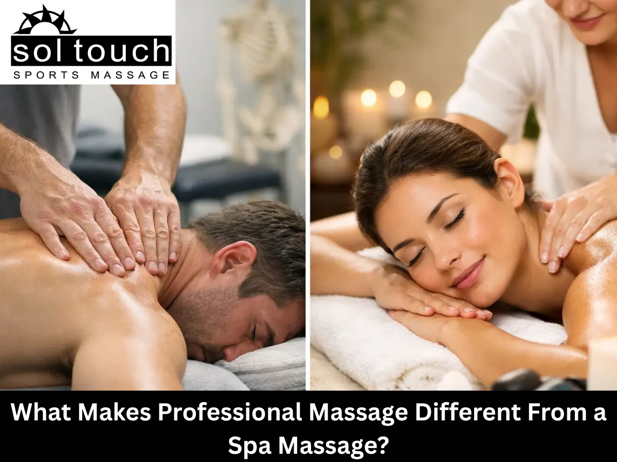 What Makes Professional Massage Different From a Spa Massage?