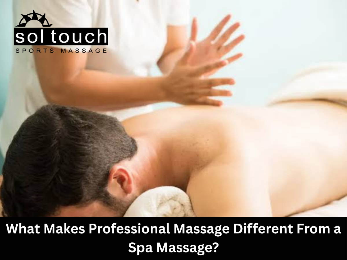 What Makes Professional Massage Different From a Spa Massage?