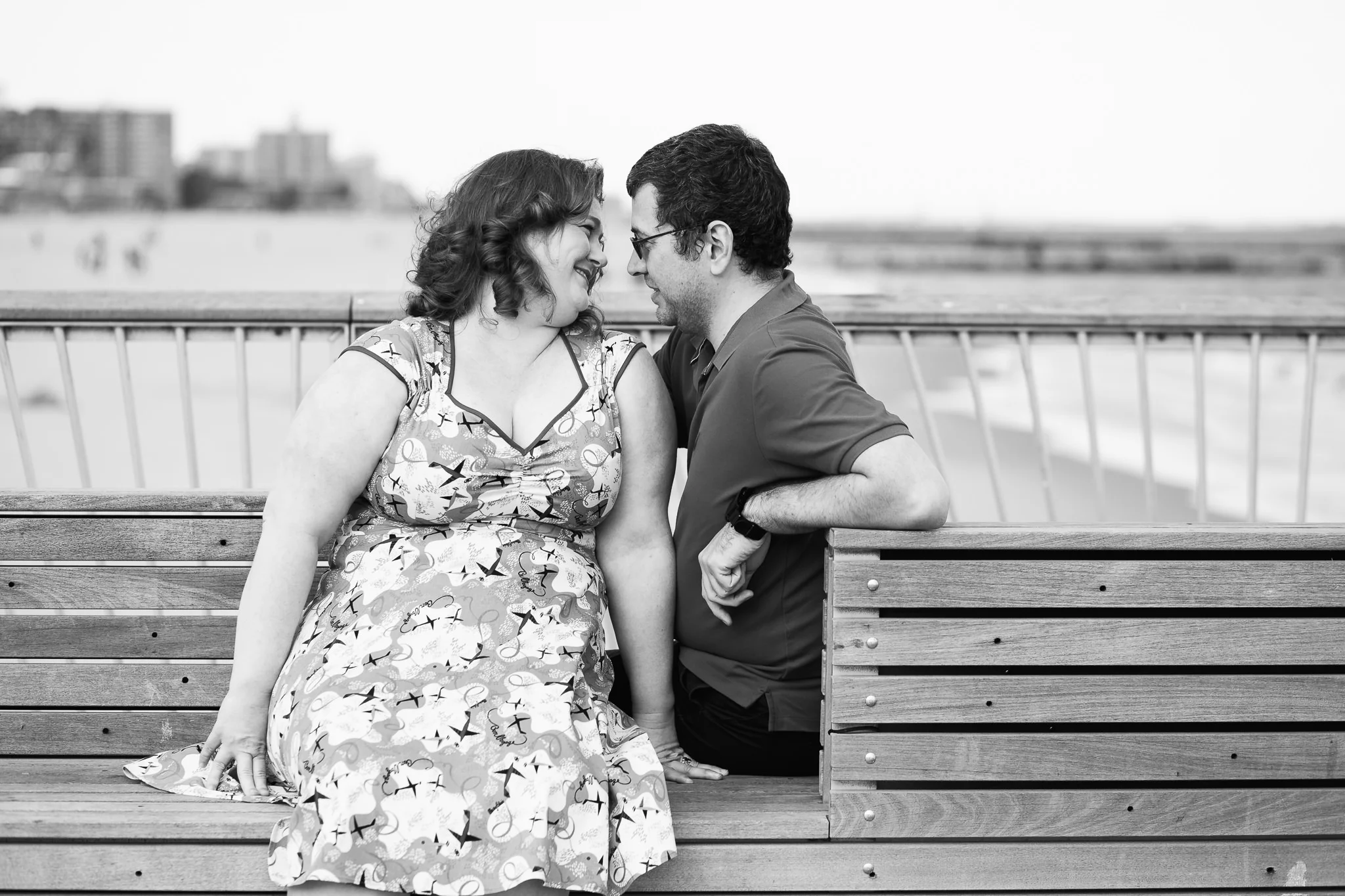 Coney Island Engagement: Brooklyn Wedding Photographer | Sarah Bode-Clark Photography