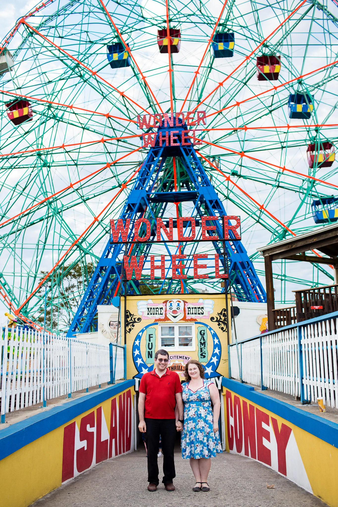 Coney Island Engagement: Brooklyn Wedding Photographer | Sarah Bode-Clark Photography