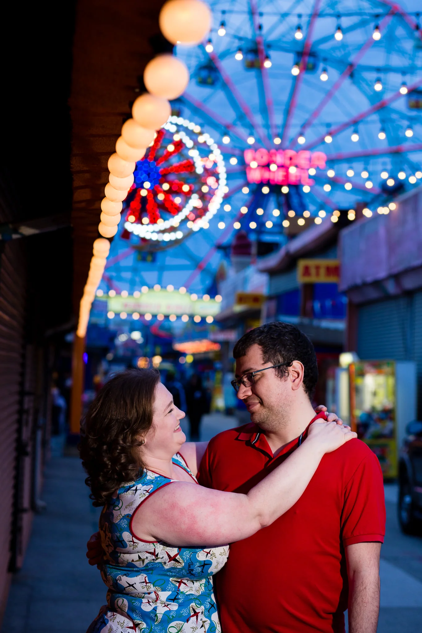 Coney Island Engagement: Brooklyn Wedding Photographer | Sarah Bode-Clark Photography